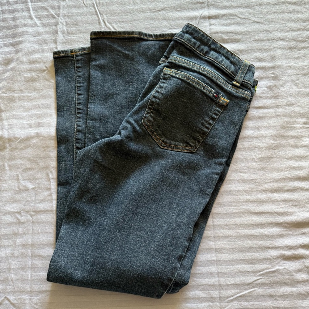 Tommy Hilfiger Women’s Jeans 8S Bootcut Blue Denim Y2K Stretch Mid Rise 28x29